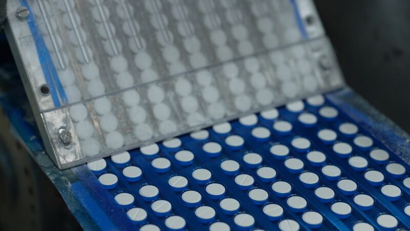 Blister packing line